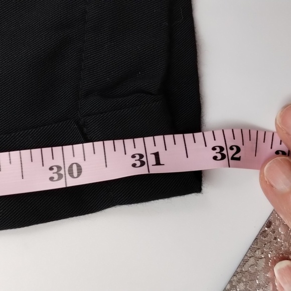 Caché black high waisted pants size 8 vintage zip back - Picture 8 of 10